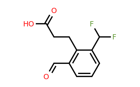 1806624-32-7 | 2-(Difluoromethyl)-6-formylphenylpropanoic acid