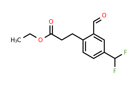 1806624-35-0 | Ethyl 4-(difluoromethyl)-2-formylphenylpropanoate