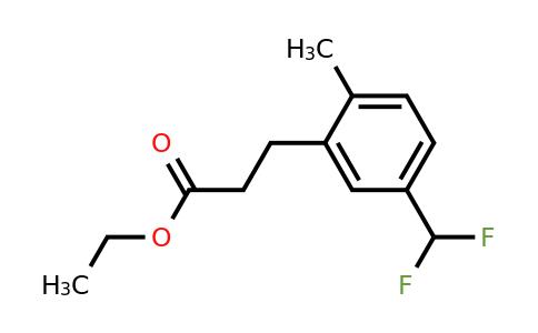 1806624-46-3 | Ethyl 5-(difluoromethyl)-2-methylphenylpropanoate