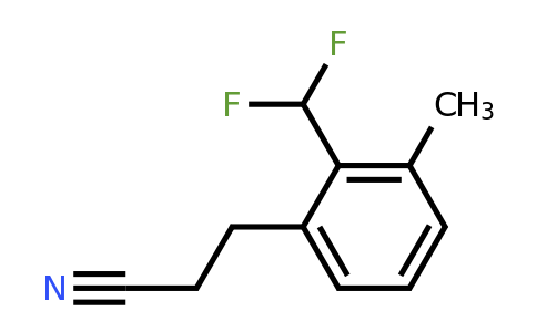 1806624-47-4 | 2-(Difluoromethyl)-3-methylphenylpropanenitrile