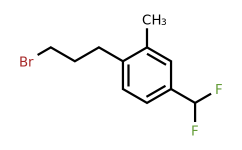 1806624-48-5 | 2-(3-Bromopropyl)-5-(difluoromethyl)toluene