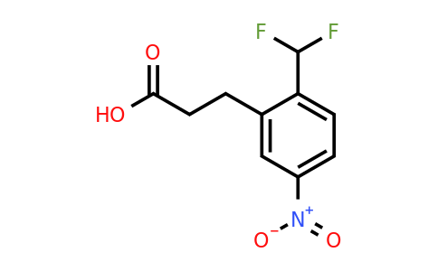 1806624-67-8 | 2-(Difluoromethyl)-5-nitrophenylpropanoic acid