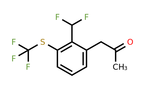 1806624-90-7 | 1-(2-(Difluoromethyl)-3-(trifluoromethylthio)phenyl)propan-2-one