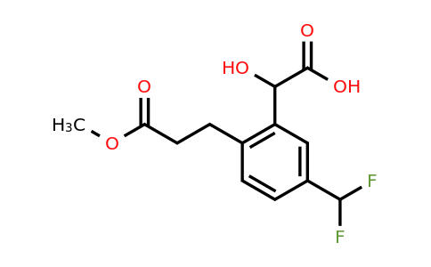 1806625-06-8 | 5-(Difluoromethyl)-2-(3-methoxy-3-oxopropyl)mandelic acid