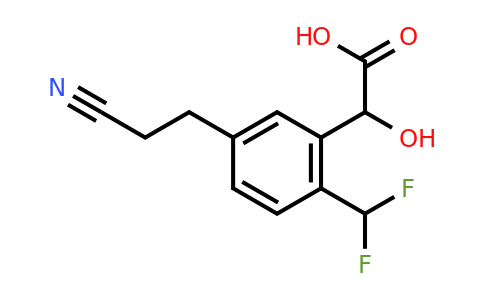 1806625-07-9 | 5-(2-Cyanoethyl)-2-(difluoromethyl)mandelic acid