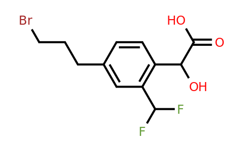 1806625-08-0 | 4-(3-Bromopropyl)-2-(difluoromethyl)mandelic acid