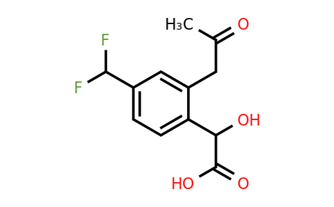 1806625-19-3 | 4-(Difluoromethyl)-2-(2-oxopropyl)mandelic acid
