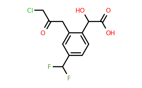 1806625-34-2 | 2-(3-Chloro-2-oxopropyl)-4-(difluoromethyl)mandelic acid