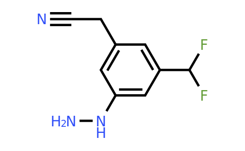 1806625-38-6 | 3-(Difluoromethyl)-5-hydrazinylphenylacetonitrile
