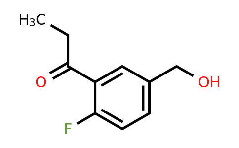 1806625-85-3 | 1-(2-Fluoro-5-(hydroxymethyl)phenyl)propan-1-one
