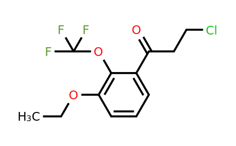 1806626-01-6 | 3-Chloro-1-(3-ethoxy-2-(trifluoromethoxy)phenyl)propan-1-one