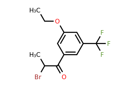 1806626-11-8 | 2-Bromo-1-(3-ethoxy-5-(trifluoromethyl)phenyl)propan-1-one
