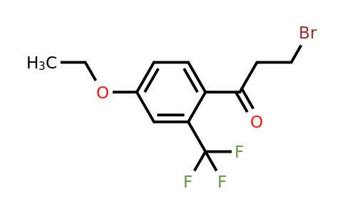 1806626-16-3 | 3-Bromo-1-(4-ethoxy-2-(trifluoromethyl)phenyl)propan-1-one