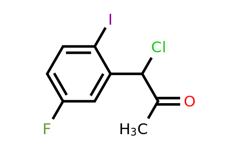 1806626-53-8 | 1-Chloro-1-(5-fluoro-2-iodophenyl)propan-2-one