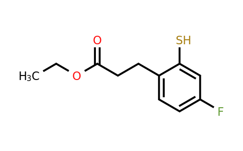1806627-06-4 | Ethyl 4-fluoro-2-mercaptophenylpropanoate