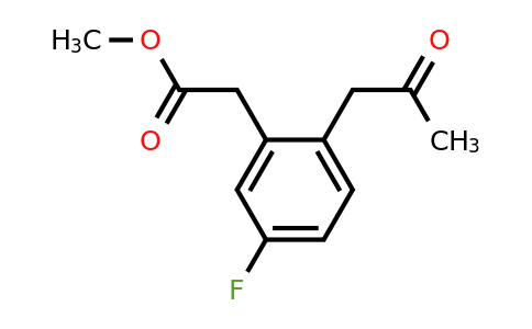 1806627-17-7 | Methyl 5-fluoro-2-(2-oxopropyl)phenylacetate