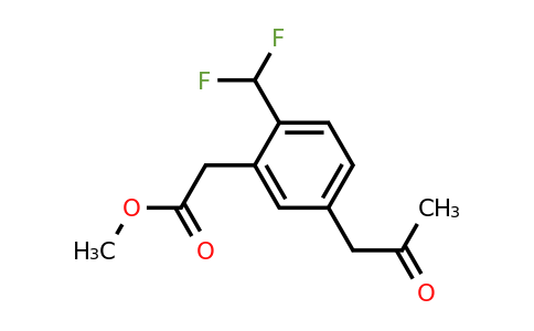 1806627-22-4 | Methyl 2-(difluoromethyl)-5-(2-oxopropyl)phenylacetate