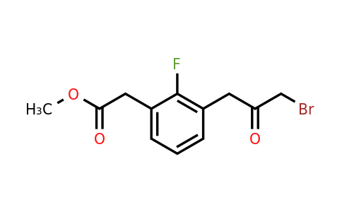 1806627-33-7 | Methyl 3-(3-bromo-2-oxopropyl)-2-fluorophenylacetate