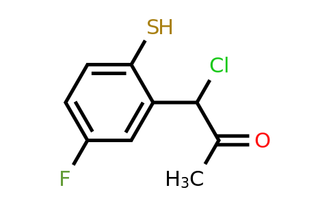 1806627-54-2 | 1-Chloro-1-(5-fluoro-2-mercaptophenyl)propan-2-one