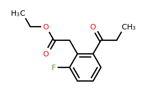 1806627-59-7 | Ethyl 2-fluoro-6-propionylphenylacetate