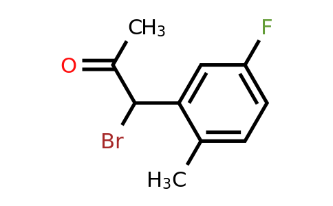 1806627-90-6 | 1-Bromo-1-(5-fluoro-2-methylphenyl)propan-2-one