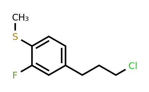 1806628-14-7 | 4-(3-Chloropropyl)-2-fluorothianisole
