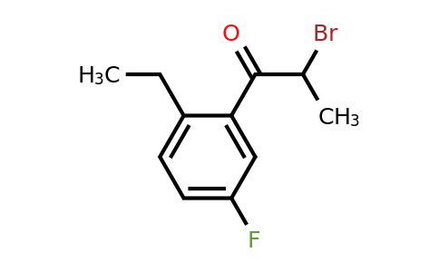 1806628-28-3 | 2-Bromo-1-(2-ethyl-5-fluorophenyl)propan-1-one