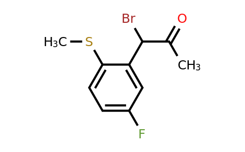 1806628-41-0 | 1-Bromo-1-(5-fluoro-2-(methylthio)phenyl)propan-2-one