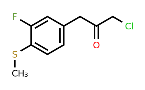 1806628-66-9 | 1-Chloro-3-(3-fluoro-4-(methylthio)phenyl)propan-2-one