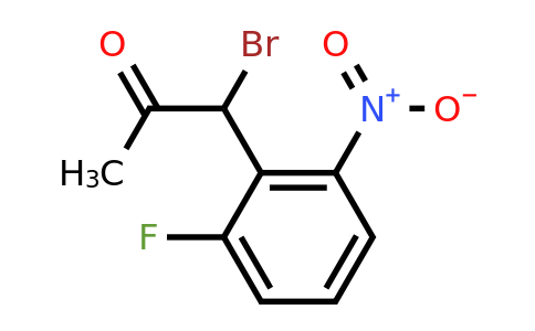 1806628-95-4 | 1-Bromo-1-(2-fluoro-6-nitrophenyl)propan-2-one