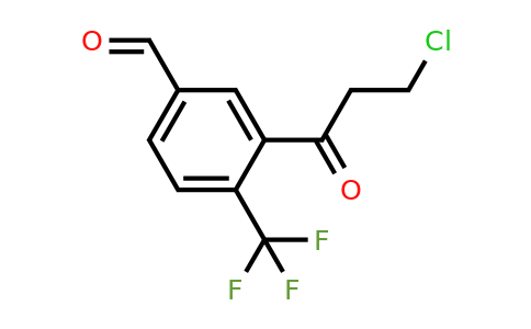 1806630-17-0 | 3-(3-Chloropropanoyl)-4-(trifluoromethyl)benzaldehyde