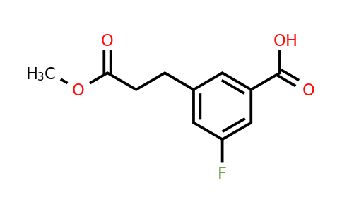 1806630-28-3 | Methyl 3-carboxy-5-fluorophenylpropanoate
