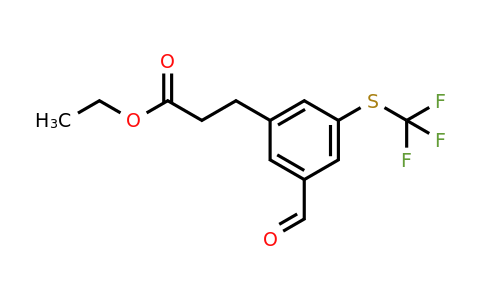 1806630-35-2 | Ethyl 3-(3-formyl-5-(trifluoromethylthio)phenyl)propanoate