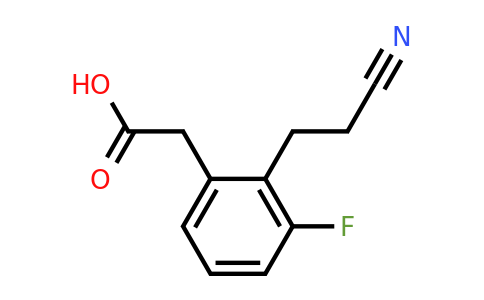 1806630-88-5 | 2-(2-Cyanoethyl)-3-fluorophenylacetic acid