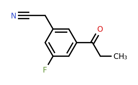 1806631-61-7 | 3-Fluoro-5-propionylphenylacetonitrile