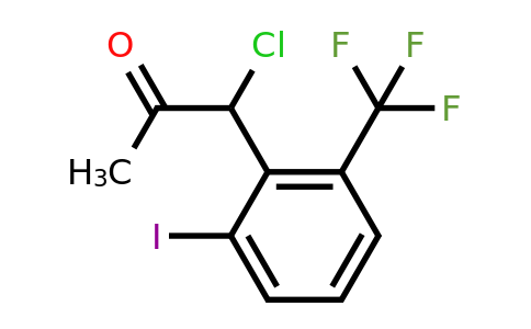 1806634-53-6 | 1-Chloro-1-(2-iodo-6-(trifluoromethyl)phenyl)propan-2-one