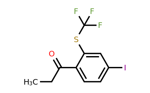 1806634-79-6 | 1-(4-Iodo-2-(trifluoromethylthio)phenyl)propan-1-one