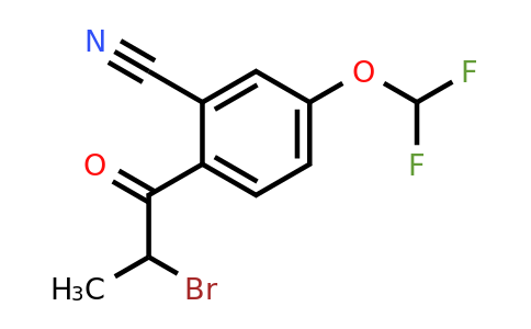 1806637-11-5 | 2-(2-Bromopropanoyl)-5-(difluoromethoxy)benzonitrile