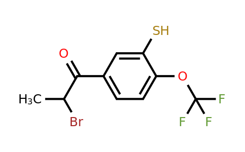 1806637-50-2 | 5-(2-Bromopropanoyl)-2-(trifluoromethoxy)thiophenol