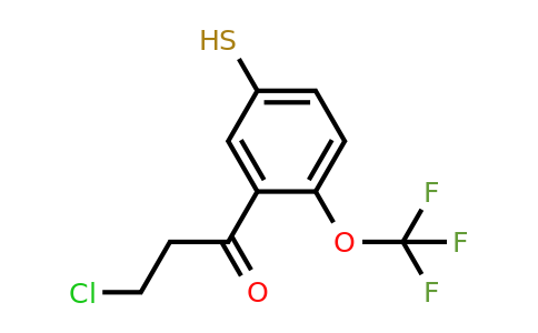 1806637-59-1 | 3-(3-Chloropropanoyl)-4-(trifluoromethoxy)thiophenol