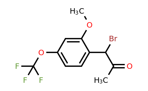 1806637-71-7 | 2-(1-Bromo-2-oxopropyl)-5-(trifluoromethoxy)anisole