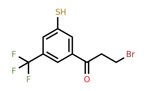 1806638-12-9 | 3-(3-Bromopropanoyl)-5-(trifluoromethyl)thiophenol