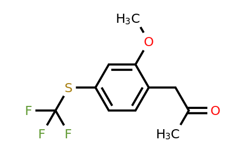 1806638-22-1 | 2-(2-Oxopropyl)-5-(trifluoromethylthio)anisole