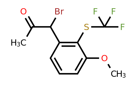 1806638-30-1 | 3-(1-Bromo-2-oxopropyl)-2-(trifluoromethylthio)anisole
