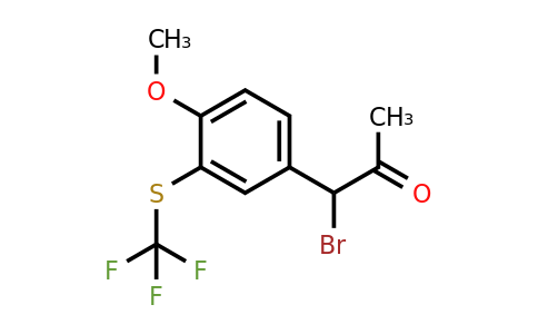 1806638-38-9 | 4-(1-Bromo-2-oxopropyl)-2-(trifluoromethylthio)anisole