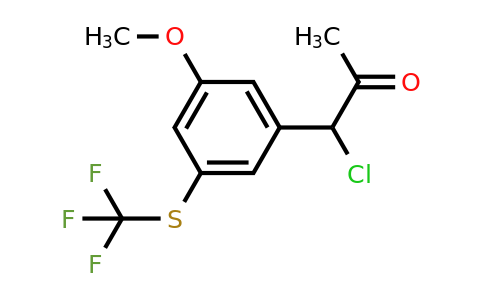 1806638-45-8 | 3-(1-Chloro-2-oxopropyl)-5-(trifluoromethylthio)anisole