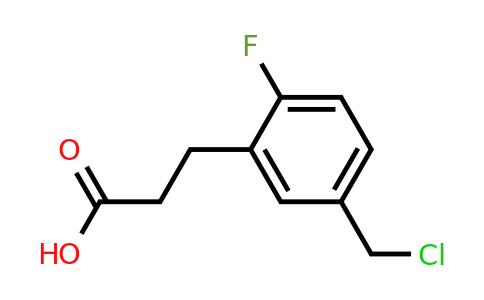 1806638-91-4 | 5-(Chloromethyl)-2-fluorophenylpropanoic acid