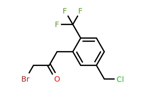 1806639-41-7 | 1-Bromo-3-(5-(chloromethyl)-2-(trifluoromethyl)phenyl)propan-2-one