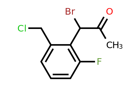 1806639-71-3 | 1-Bromo-1-(2-(chloromethyl)-6-fluorophenyl)propan-2-one