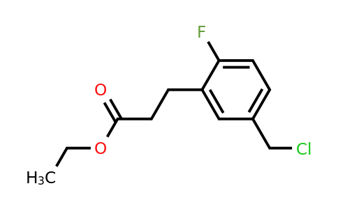 1806640-27-6 | Ethyl 5-(chloromethyl)-2-fluorophenylpropanoate